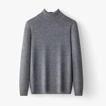 Suéter De Cuello Alto En Cashmere Puro Lujo Suave Para Invierno Edición Limitada Exclusiva