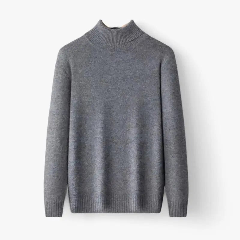 Suéter De Cuello Alto En Cashmere Puro Lujo Suave Para Invierno Edición Limitada Exclusiva