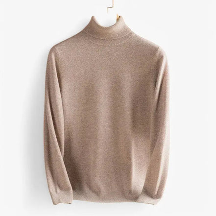 Suéter De Cuello Alto En Cashmere Puro Lujo Suave Para Invierno Edición Limitada Exclusiva