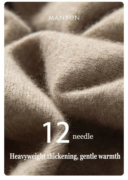 Suéter De Cuello Alto En Cashmere Puro Lujo Suave Para Invierno Edición Limitada Exclusiva