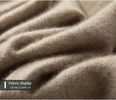 Suéter De Cuello Alto En Cashmere Puro Lujo Suave Para Invierno Edición Limitada Exclusiva