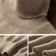 Suéter De Cuello Alto En Cashmere Puro Lujo Suave Para Invierno Edición Limitada Exclusiva