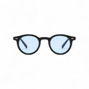 Gafas de Sol Oval Retro de Acetato Premium Colección Azul Hielo UV400 Exclusivas