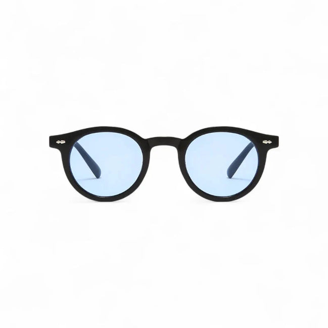 Gafas de Sol Oval Retro de Acetato Premium Colección Azul Hielo UV400 Exclusivas