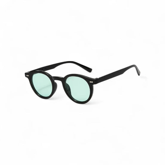 Gafas de Sol Oval Retro de Acetato Premium Colección Azul Hielo UV400 Exclusivas