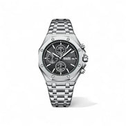 Dominus Reloj Cronógrafo de Acero Cepillado Colección Cronógrafo Edición Limitada Exclusiva