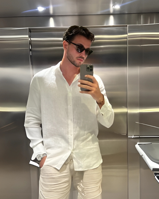 Camisa de Lino Isla Colección Exclusiva