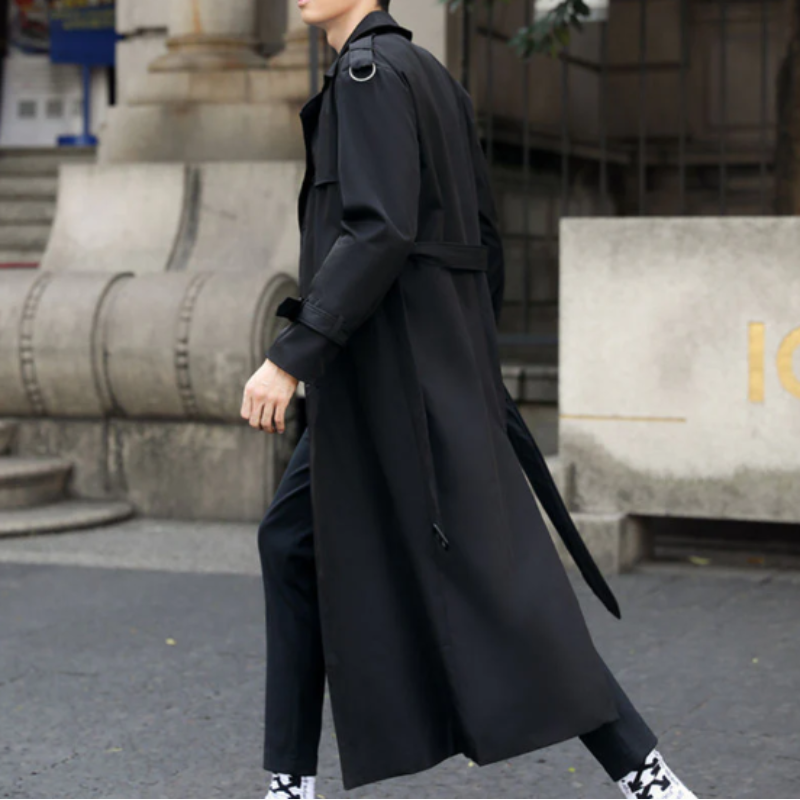 Abrigo Trench de Lana, Estilo Vintage, Colección Vintage, Silueta Estructurada y Toque Exclusivo