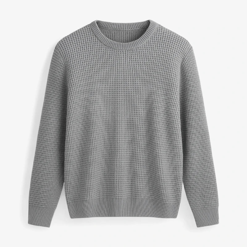 Suéter De Punto Waffle Tejido De Poliéster Suave Colección Premium Exclusiva Edición Limitada