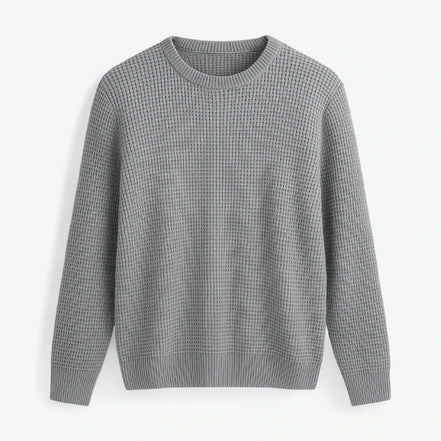 Suéter De Punto Waffle Tejido De Poliéster Suave Colección Premium Exclusiva Edición Limitada