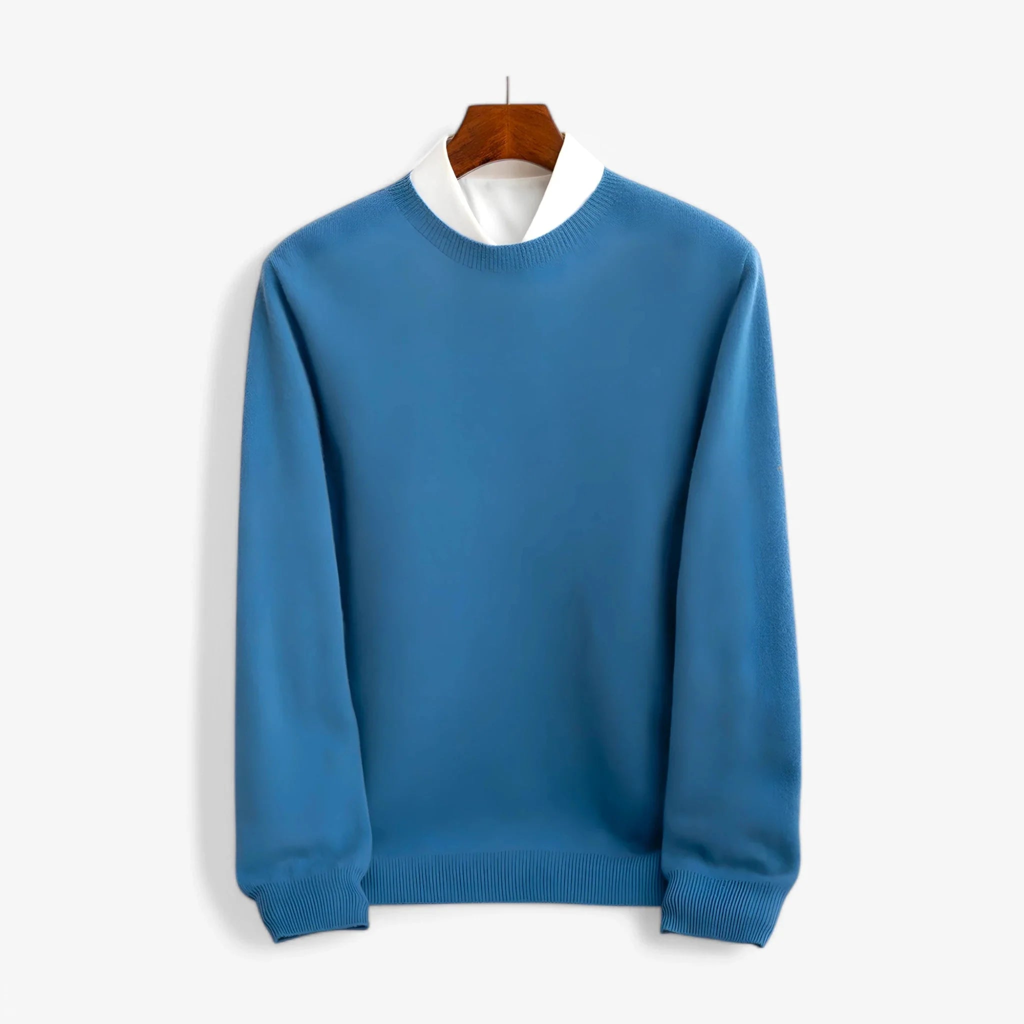 Suéter De Lana 100 Colección Exclusiva Cuello Redondo