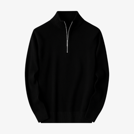 Suéter Casual Con Cuello De Cremallera De Cachemira Colección Luxe Exclusiva Edición Limitada