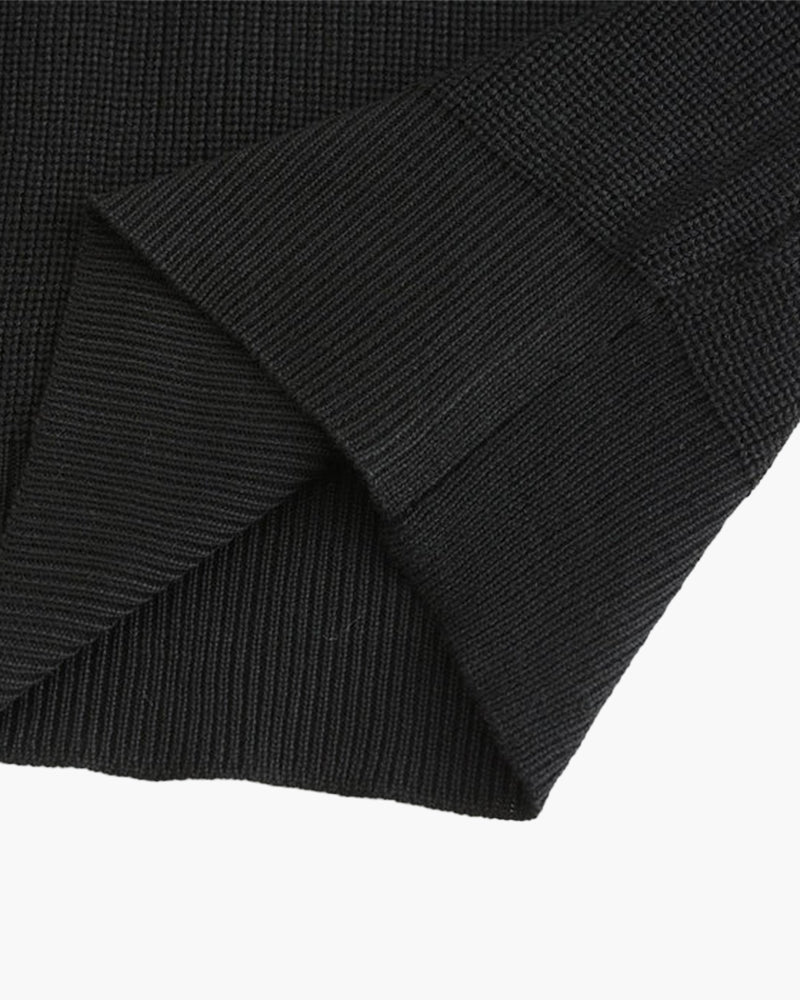 Cesare Suéter Con Cremallera Parcial Colección Algodón Premium Old Money Edición Limitada