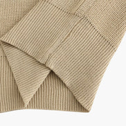 Cesare Suéter Con Cremallera Parcial Colección Algodón Premium Old Money Edición Limitada