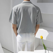 Old Money Polo Algodón Premium Colección Edición Limitada Detalle Refinado con Acabado Sutil